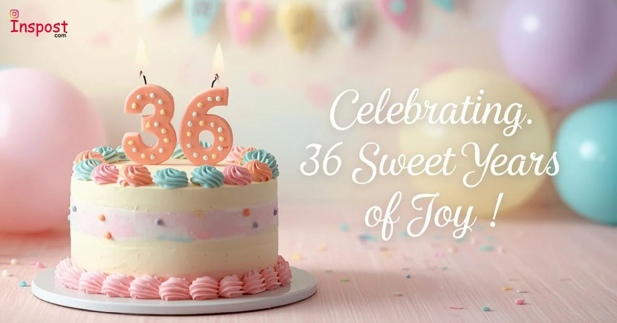 36th Birthday Captions
