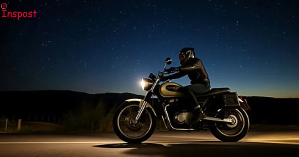 Night Ride Bike Captions