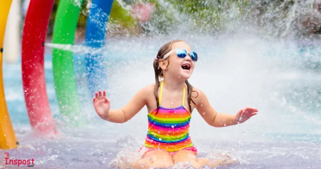 Waterpark Captions For Kids