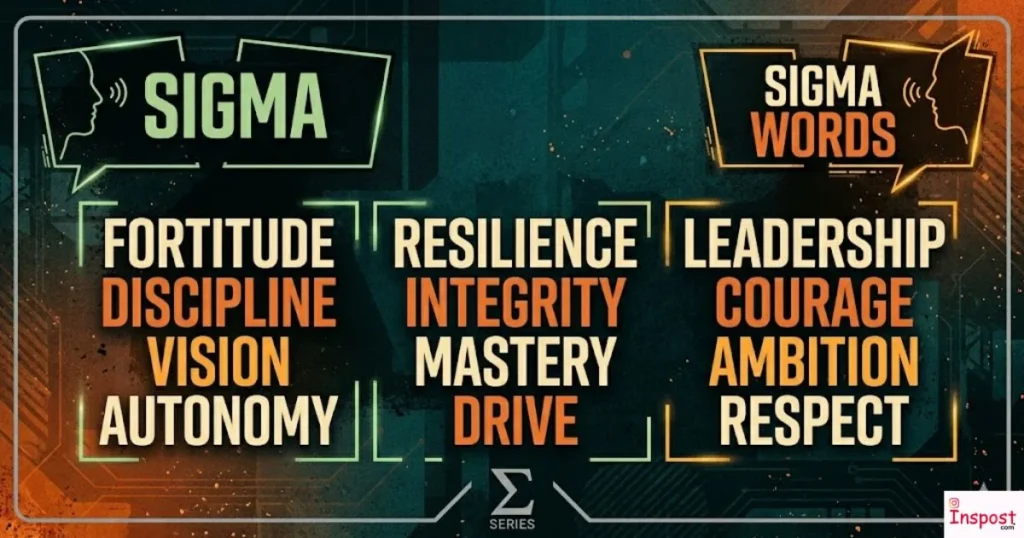 Sigma Words For Boys