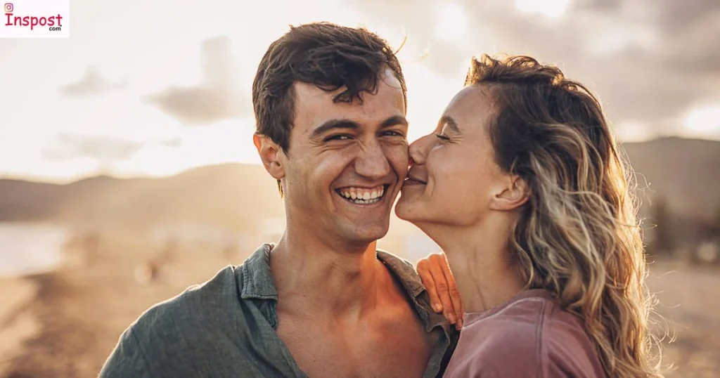 Flirty Kissing Captions