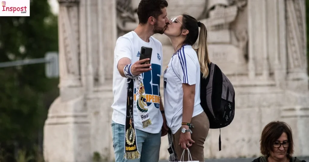 Selfie Kissing Captions