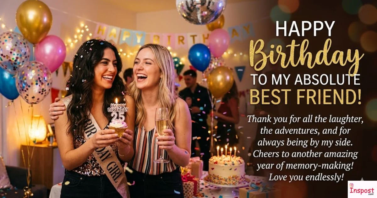 Birthday Captions For Best Friend