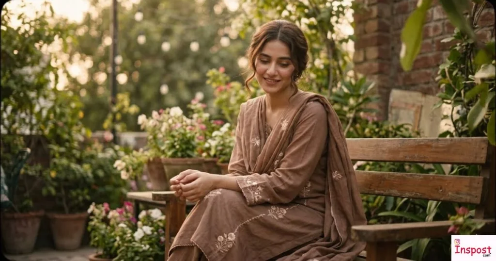 Brown Outfit Captions For Soft Girl