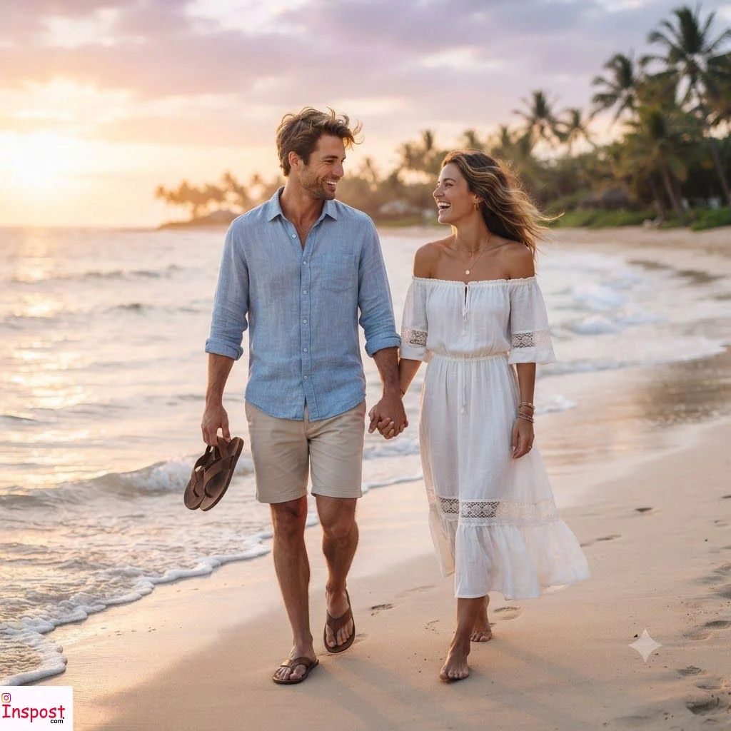 Beach Couple Outfit Captions