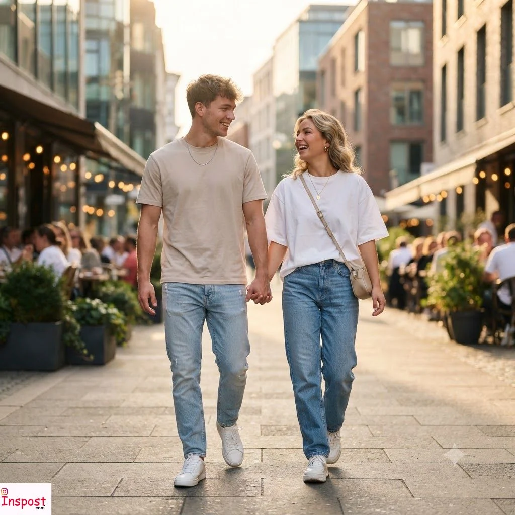 Casual Couple Outfit Captions