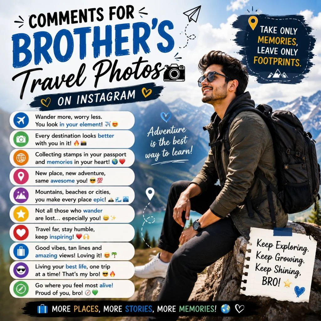 Comments For Brothers Travel Photos