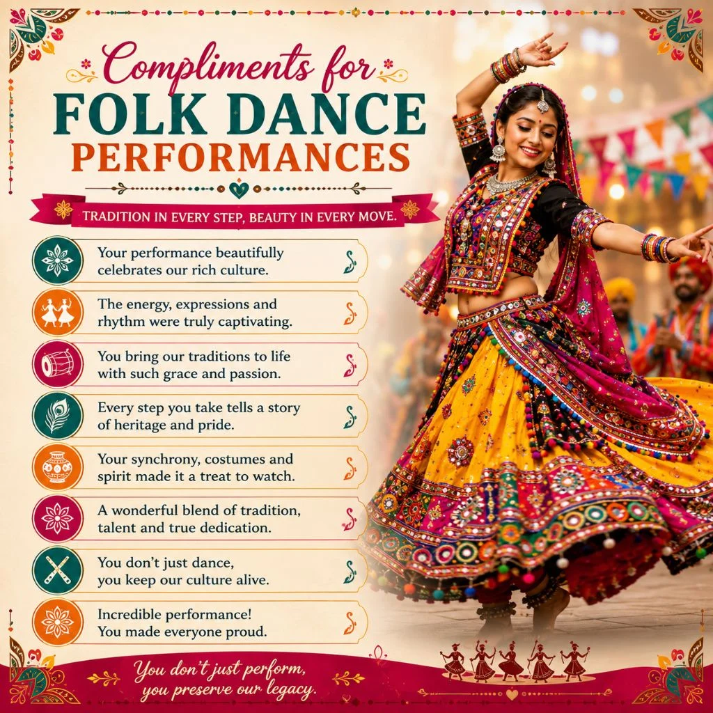 Compliments For Folk Dance Performances