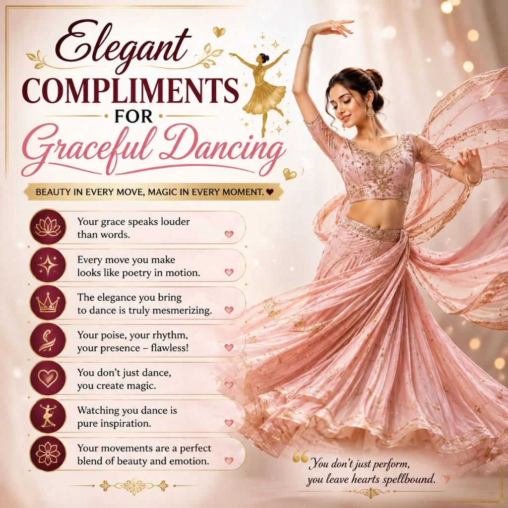 Elegant Compliments For Graceful Dancing