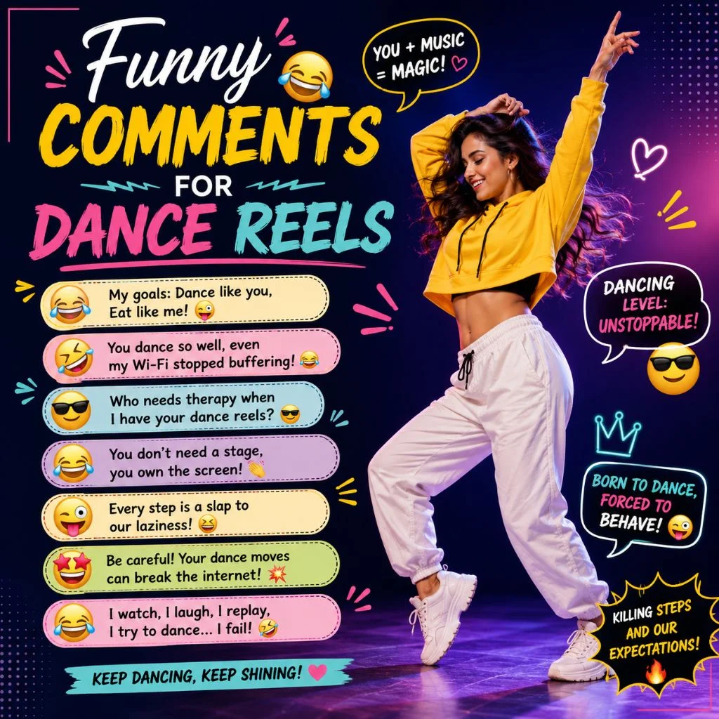 Funny Comments For Dance Reels