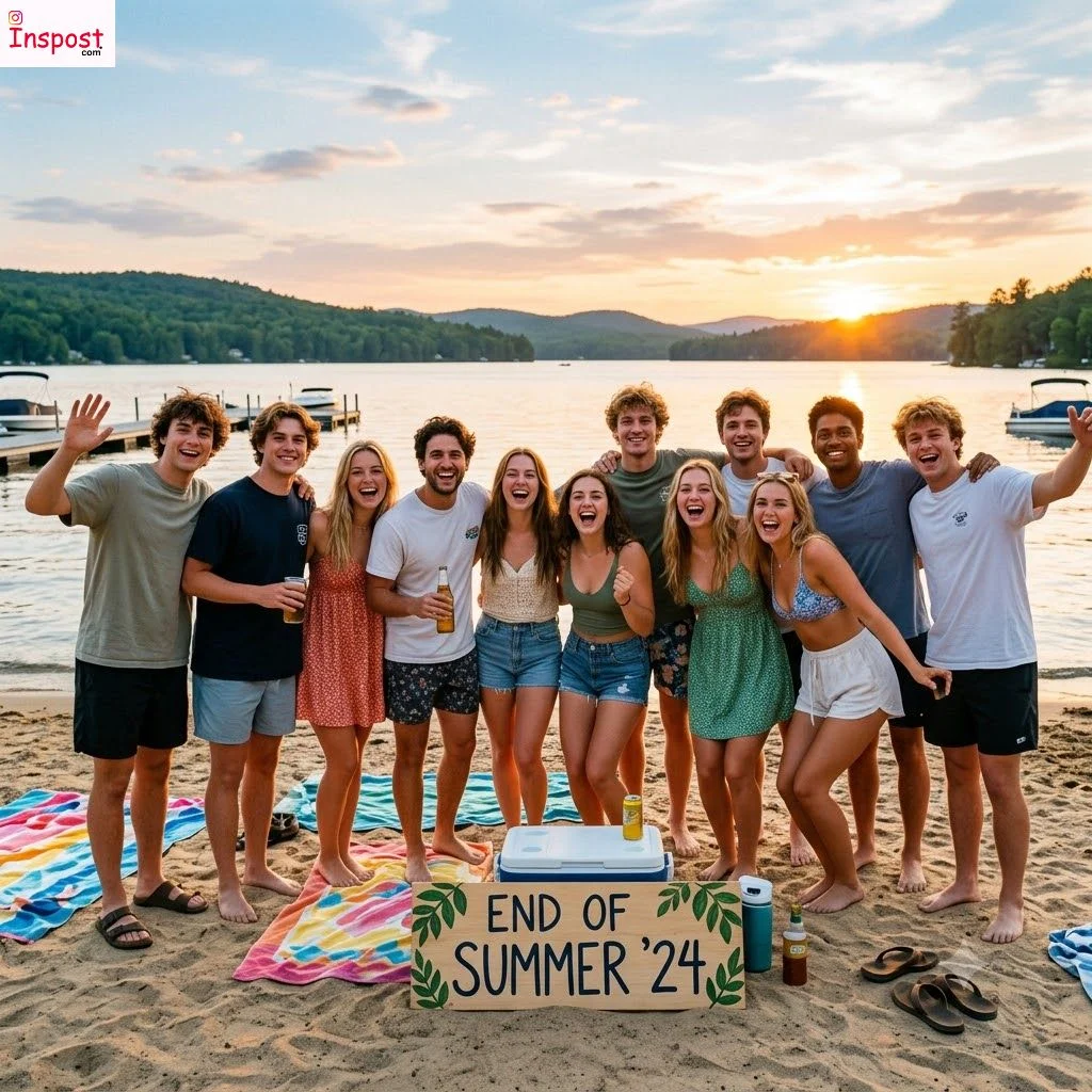 Group Photo End Of Summer Captions
