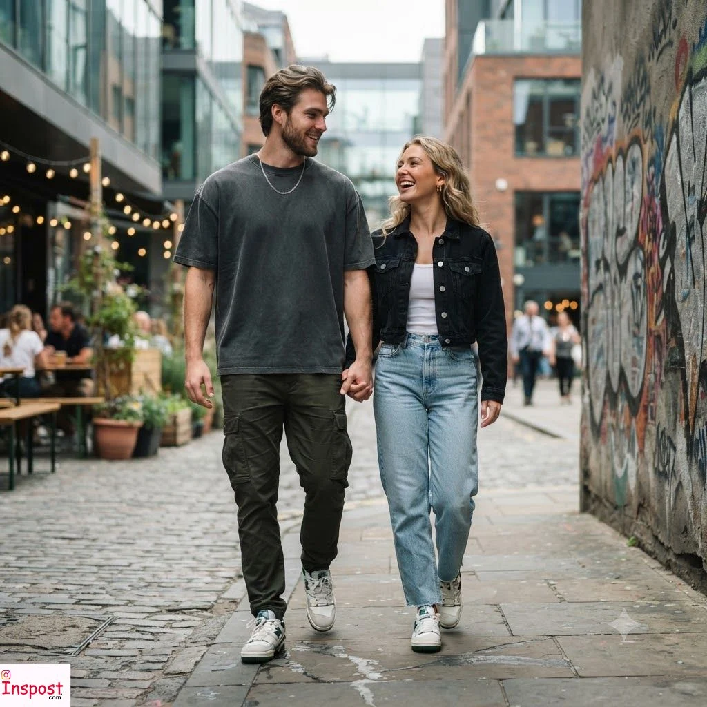 Matching Sneakers Couple Captions