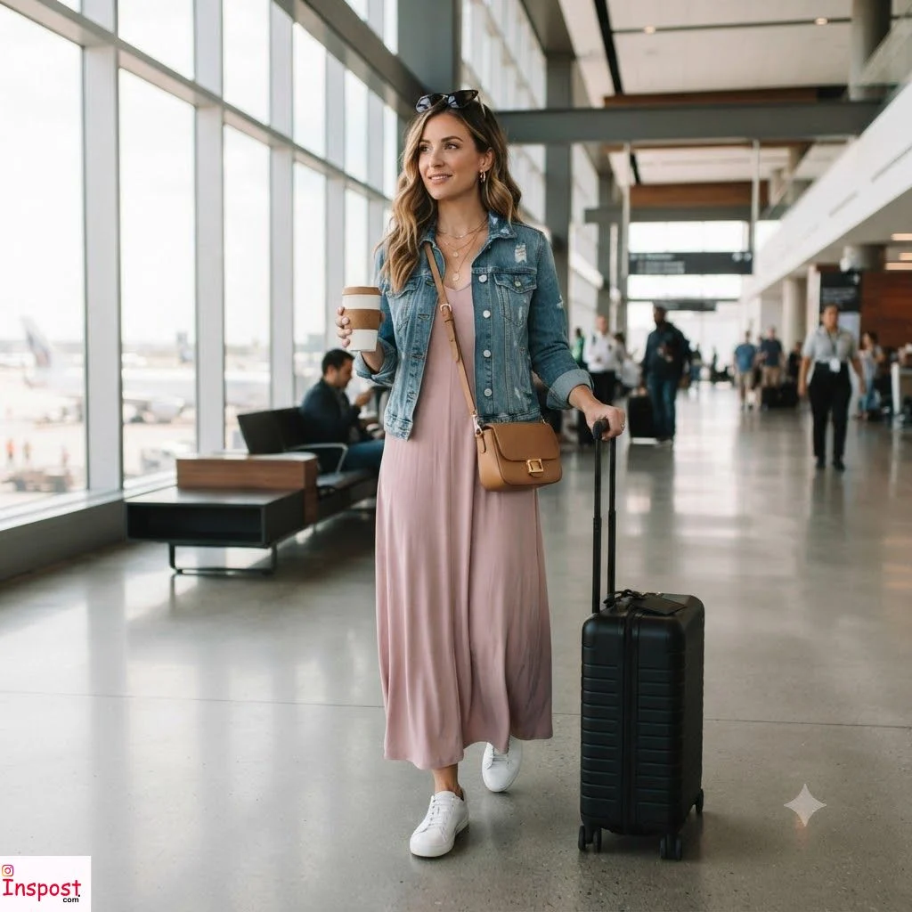 Maxi Dress Airport Look