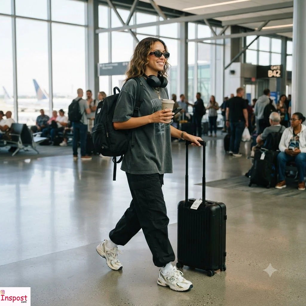 Oversized Tee Travel Looks