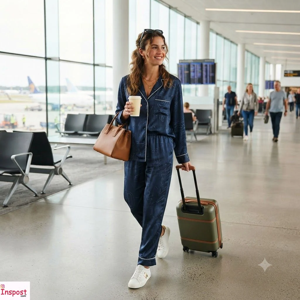 Pajama Inspired Airport Fits