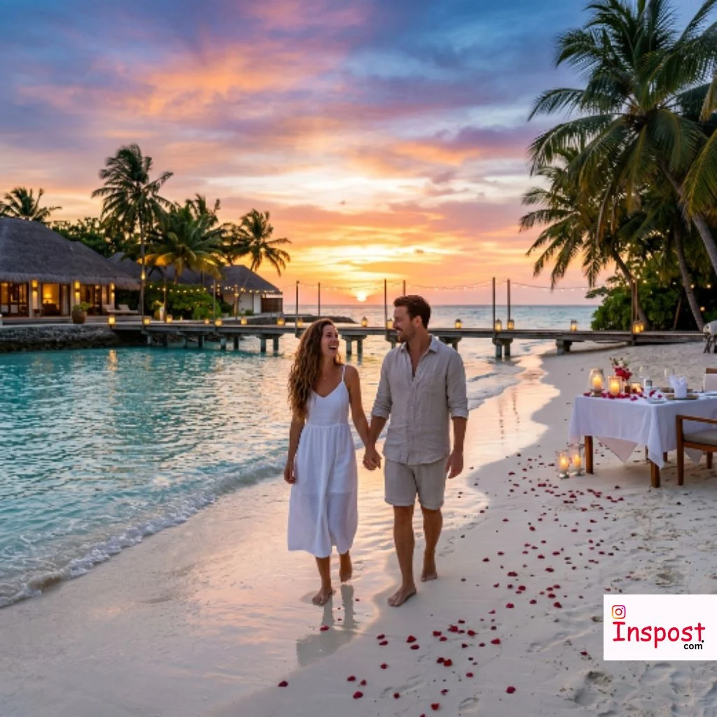 Romantic Dream Destination Captions