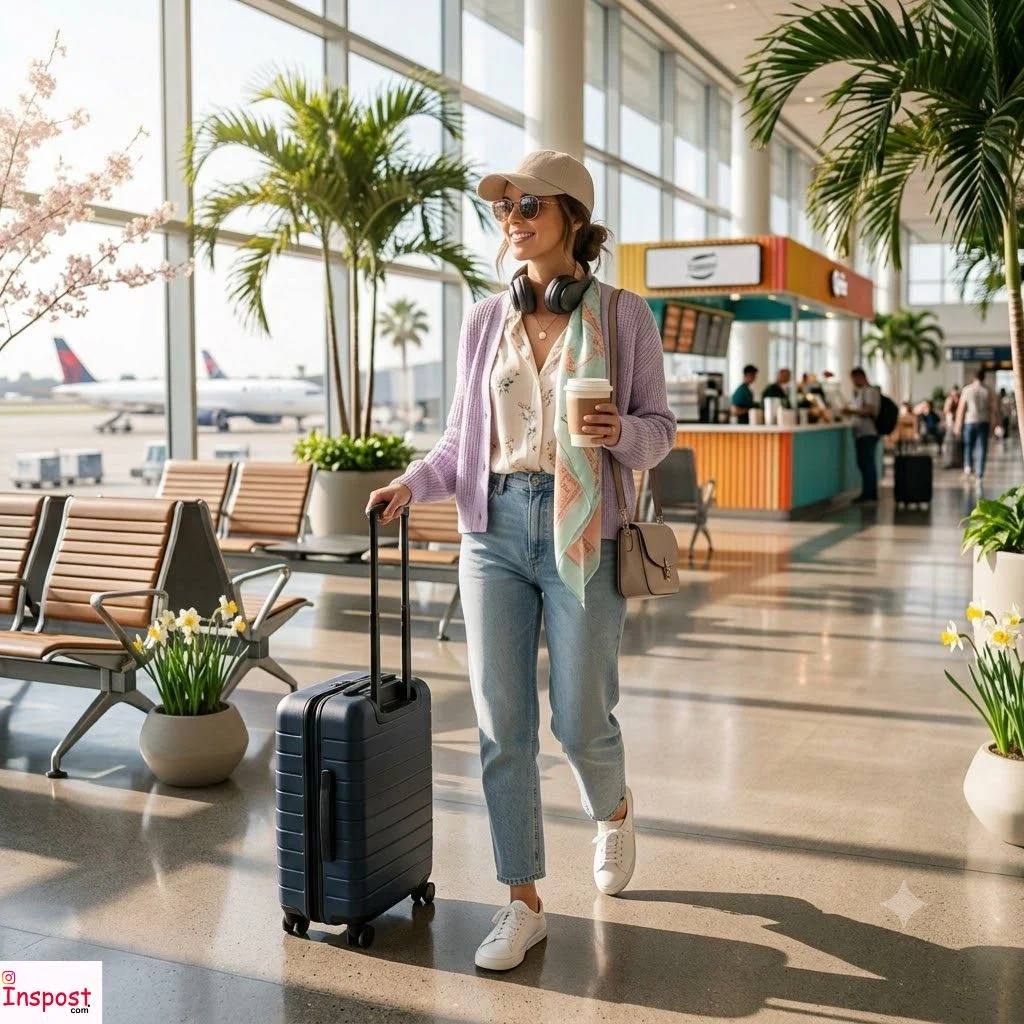 Spring Airport Outfits