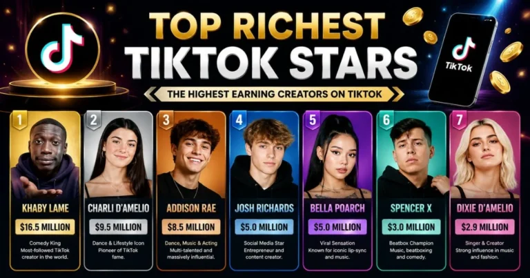 Top Richest Tiktok Stars
