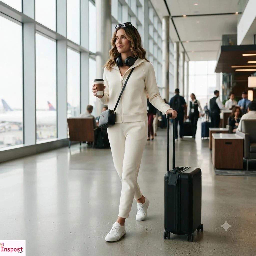 Tracksuit Airport Look