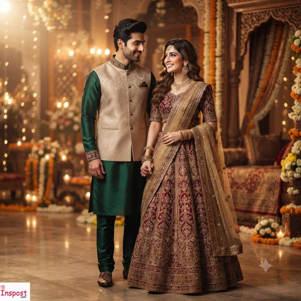 Traditional Couple Outfit Captions
