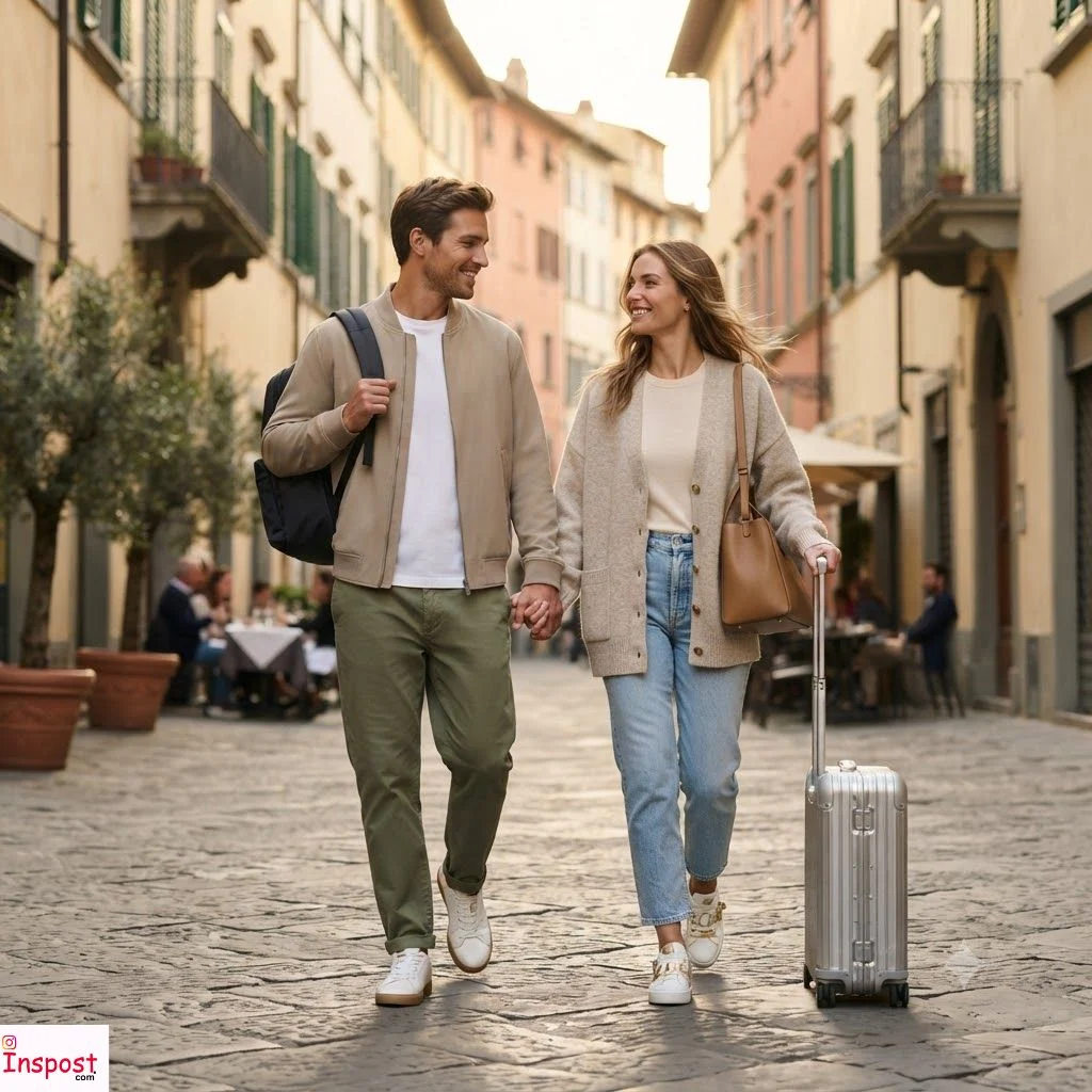 Travel Couple Outfit Captions