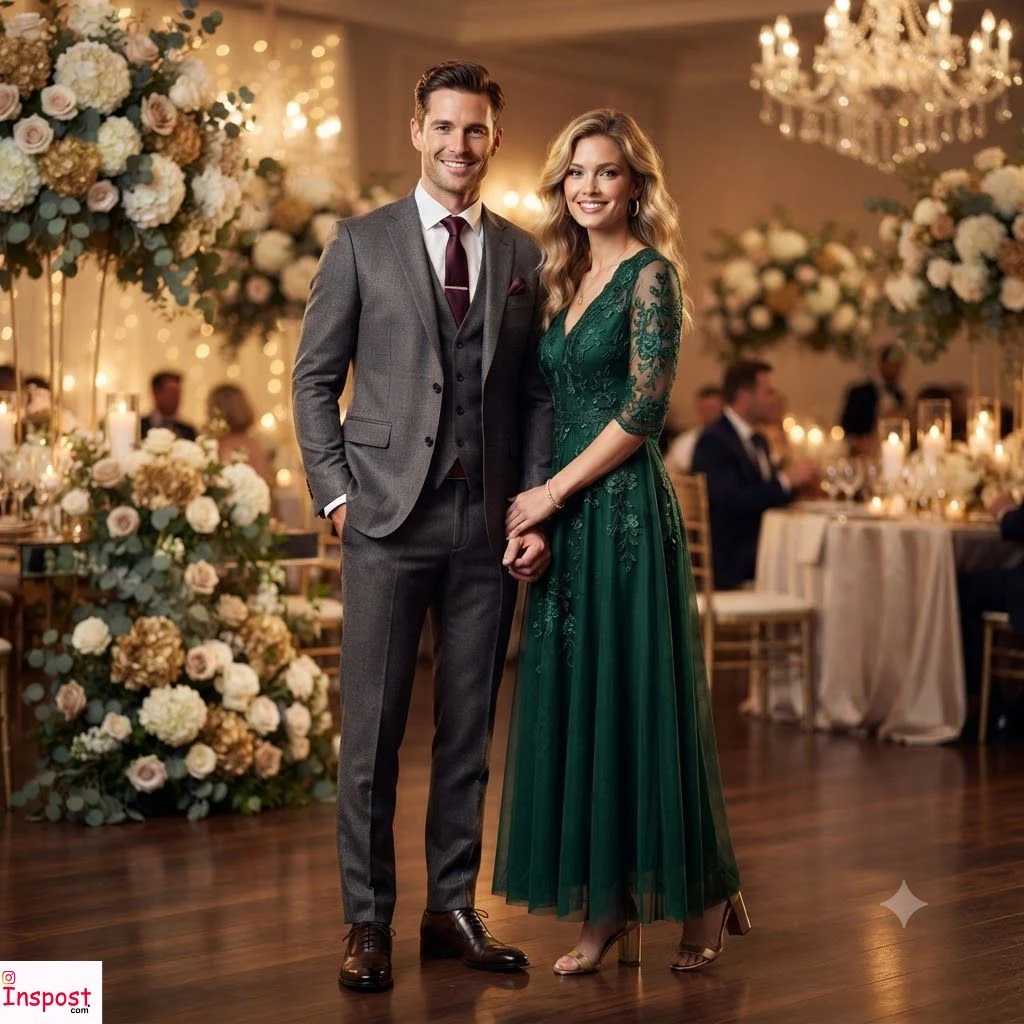 Wedding Guest Couple Outfit Captions