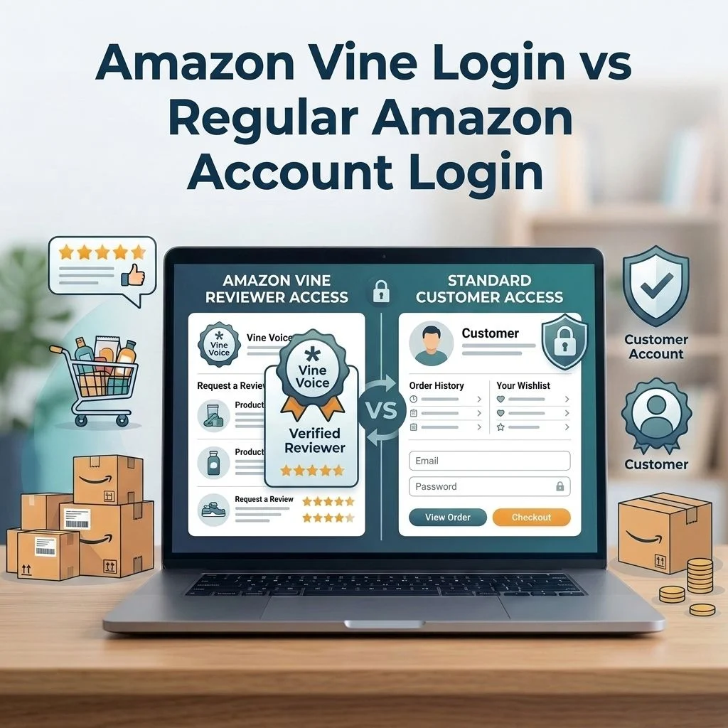Amazon Vine Login Vs Regular Amazon Account Login